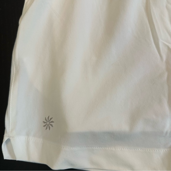 Athleta Weekender High Rise 14" Run Skort Skirt White Size Small NEW - Picture 6 of 9